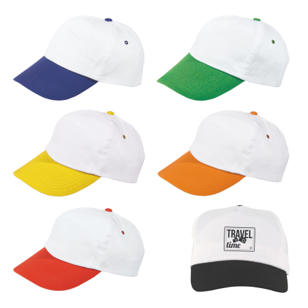 Bunte Peak 5-Panel-Baumwollmütze mit Klettverschluss - Ketzin/Havel