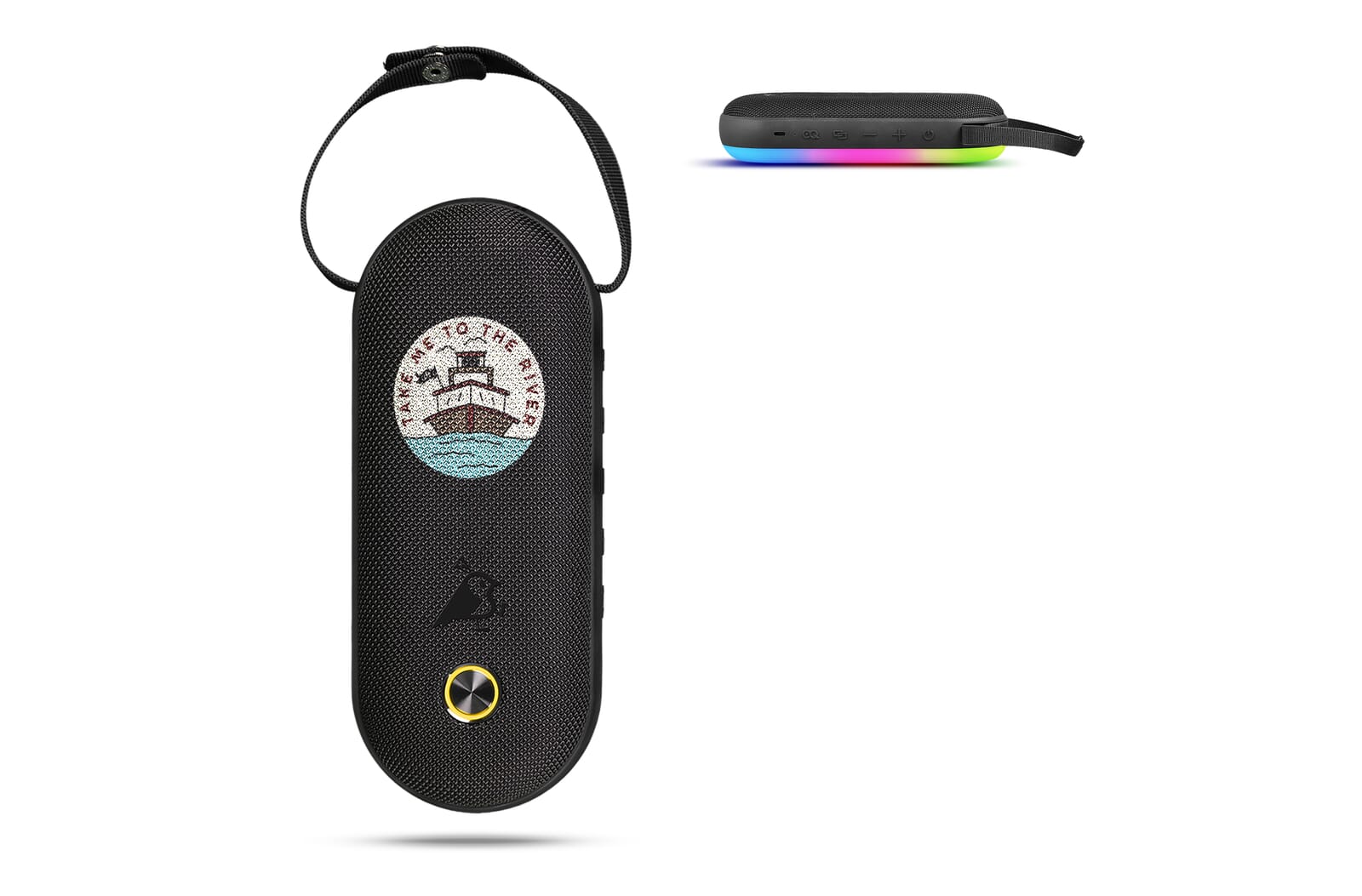 Klangmagnet CM Bluetooth Lautsprecher 30W mit RGB Licht - Elmshorn bedrucken mit Logo