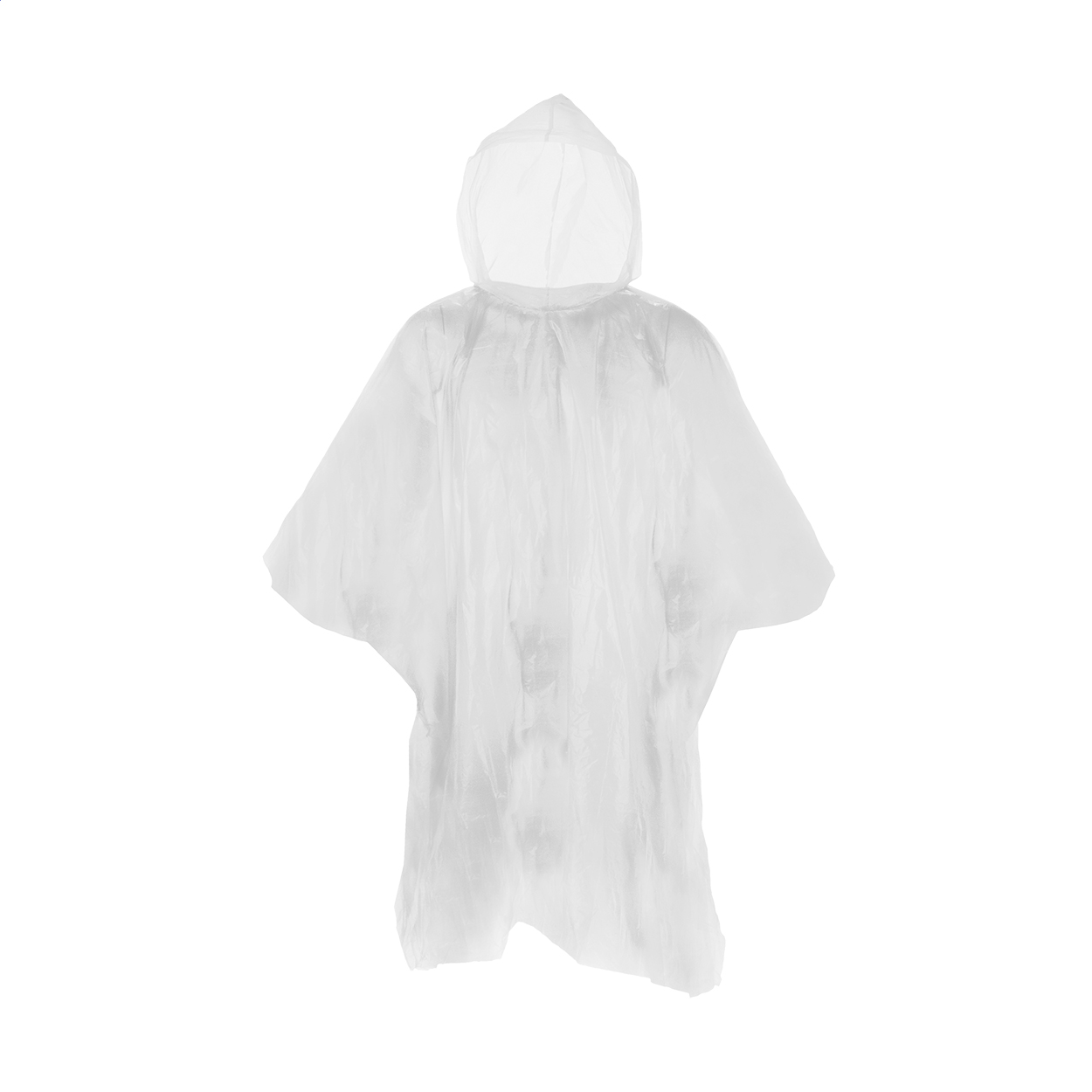 Stormy transparenter Regenponcho im Zip-Beutel mit Logo, 102 x 127 cm bedrucken mit Logo