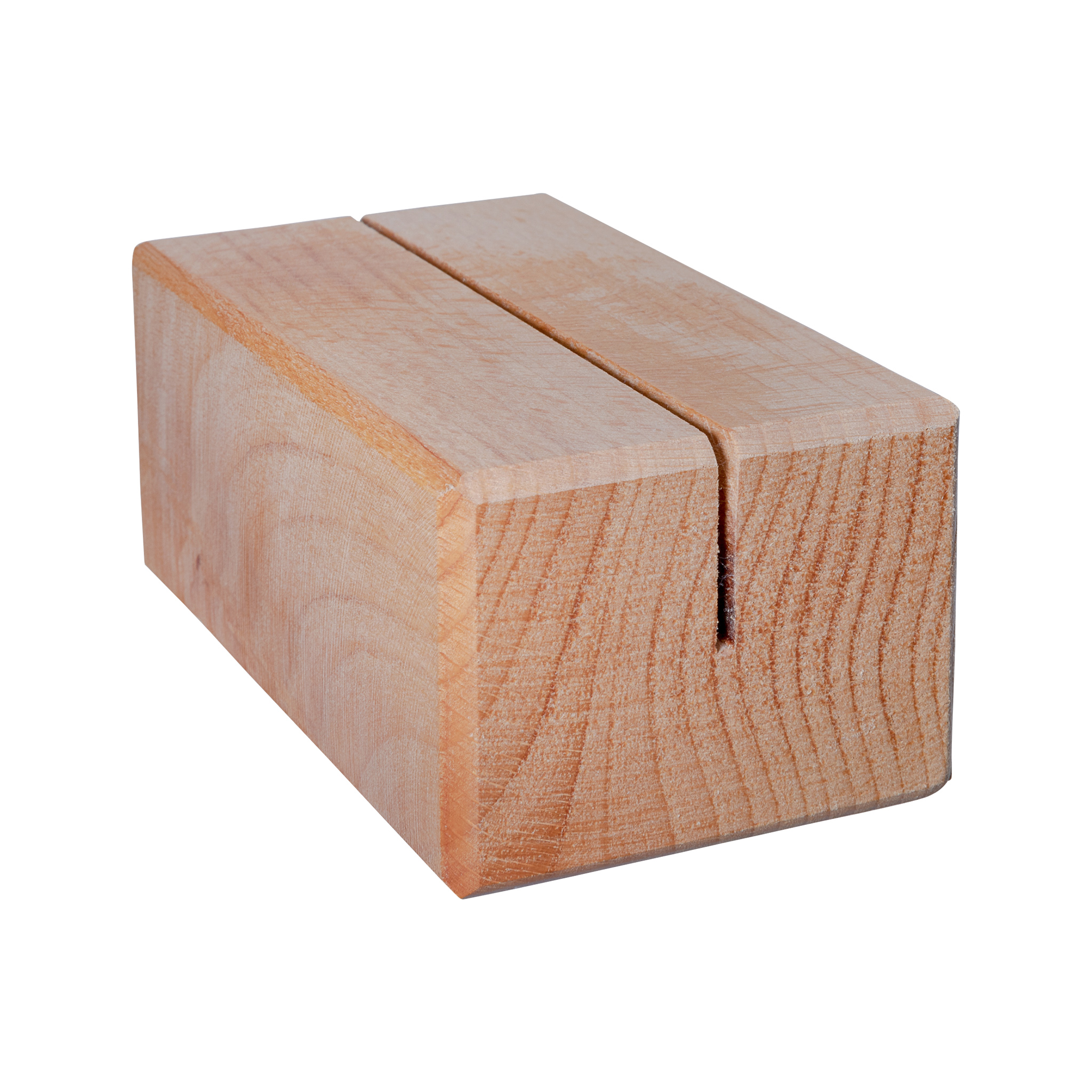 Eleganter Speisekartenhalter aus Buchenholz - Marktredwitz