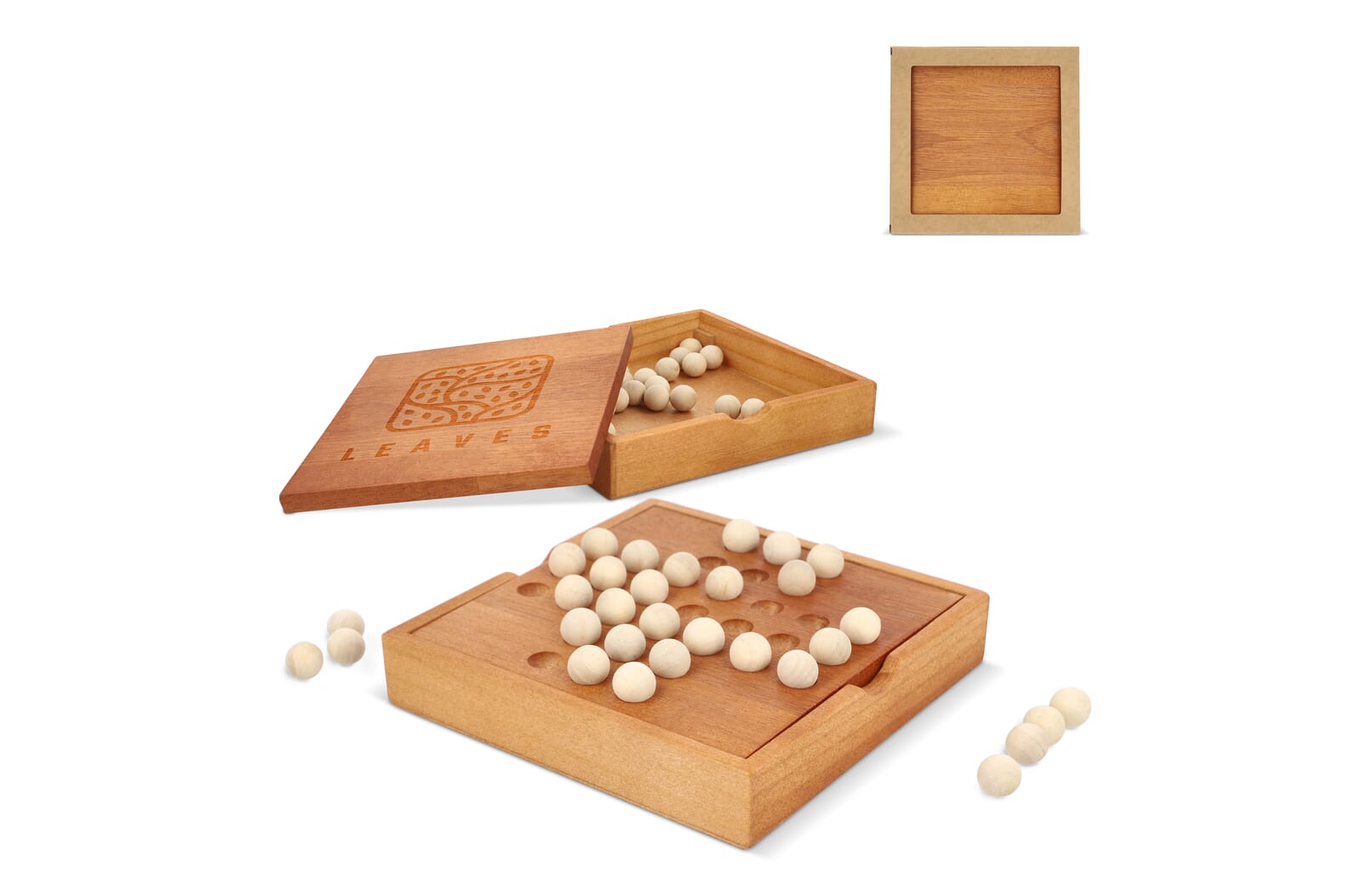 Holz Solitärspiel - Fridingen an der Donau bedrucken mit Logo