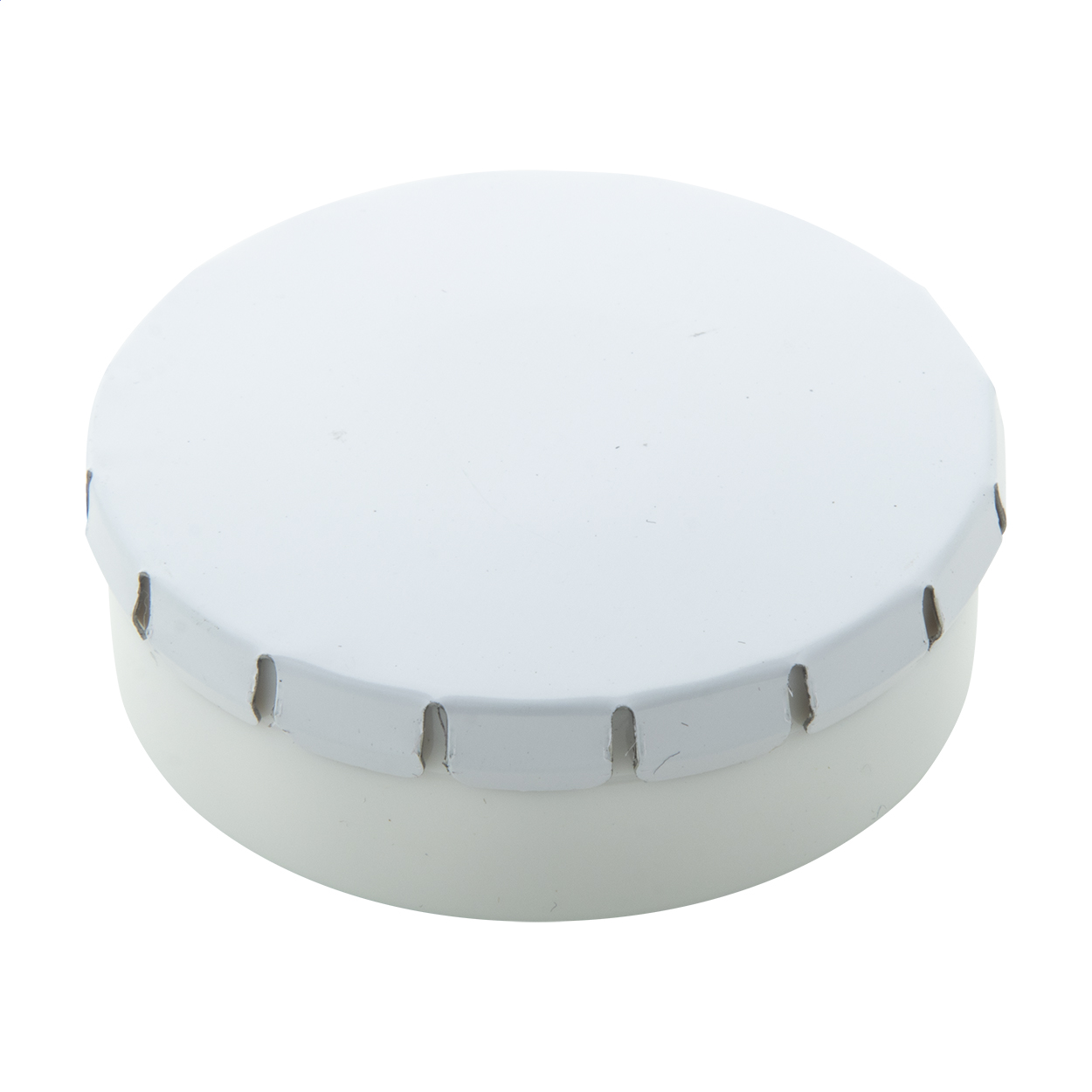 ClickToo Minzdose mit Blechdeckel und ca. 12 g Pfefferminz, mit Logo bedrucken mit Logo