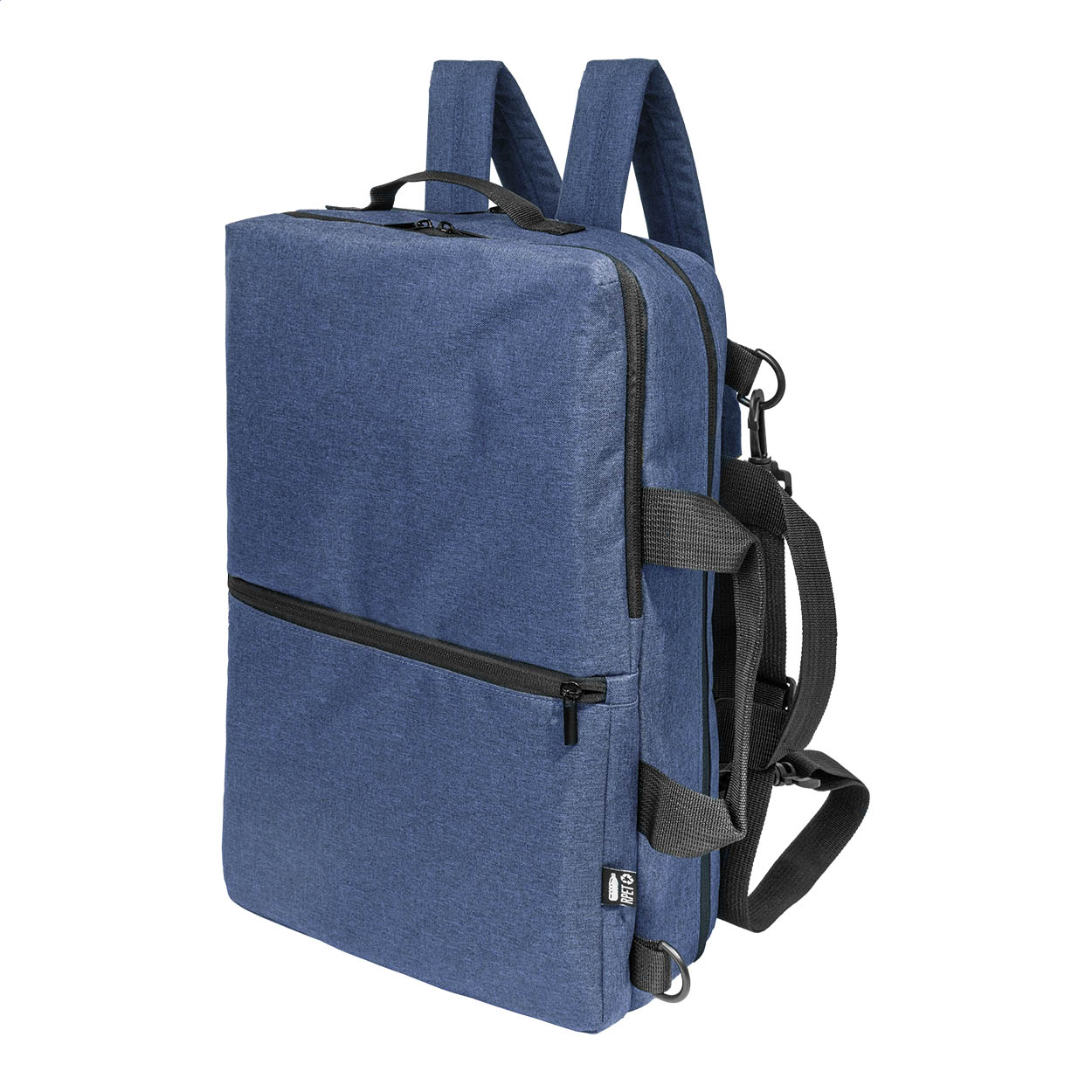 Walton RPET-Dokumentenrucksack mit Doppelfunktion und Ihrem Logo