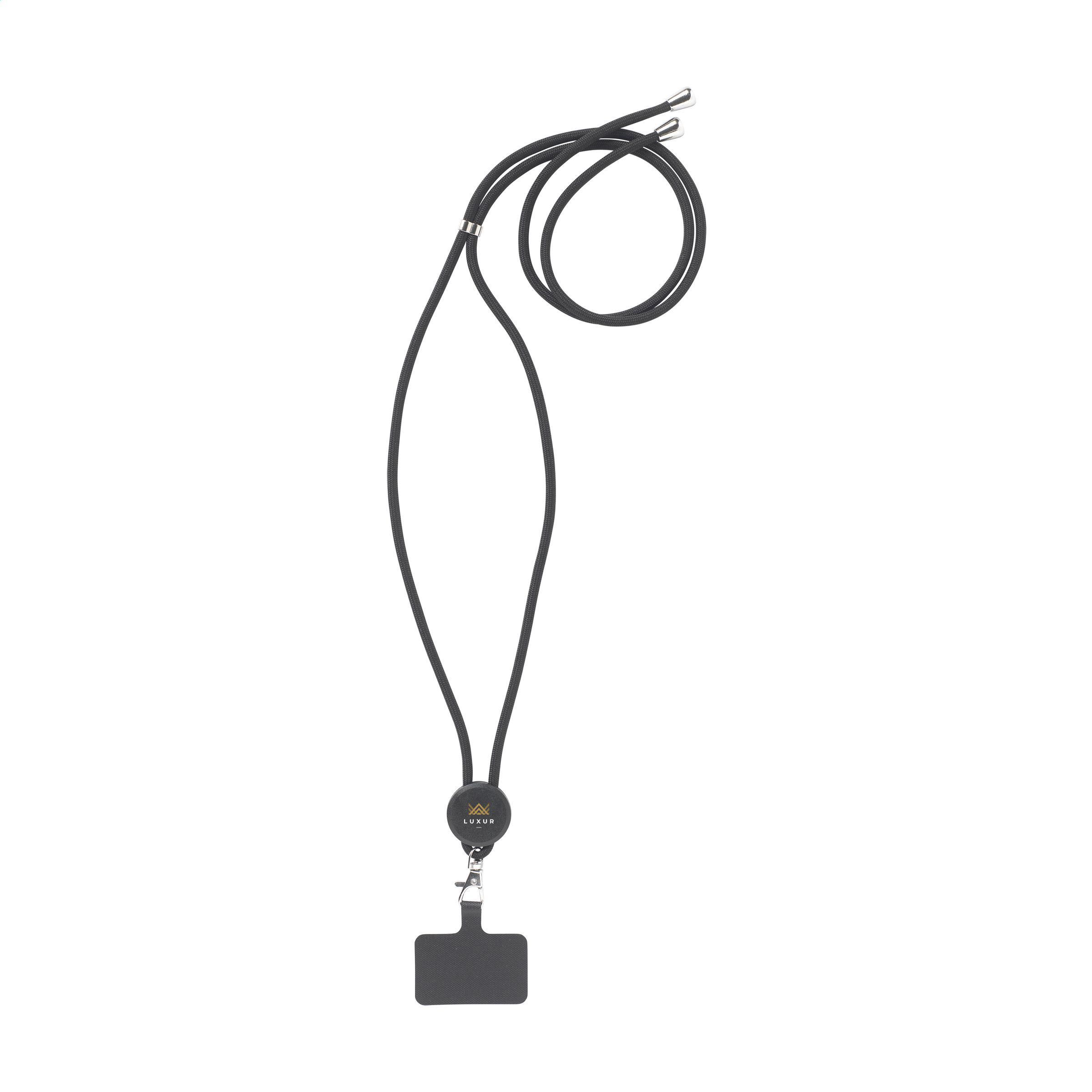 Spitzen-Lanyard GRS RPET 5 mm Schlüsselband