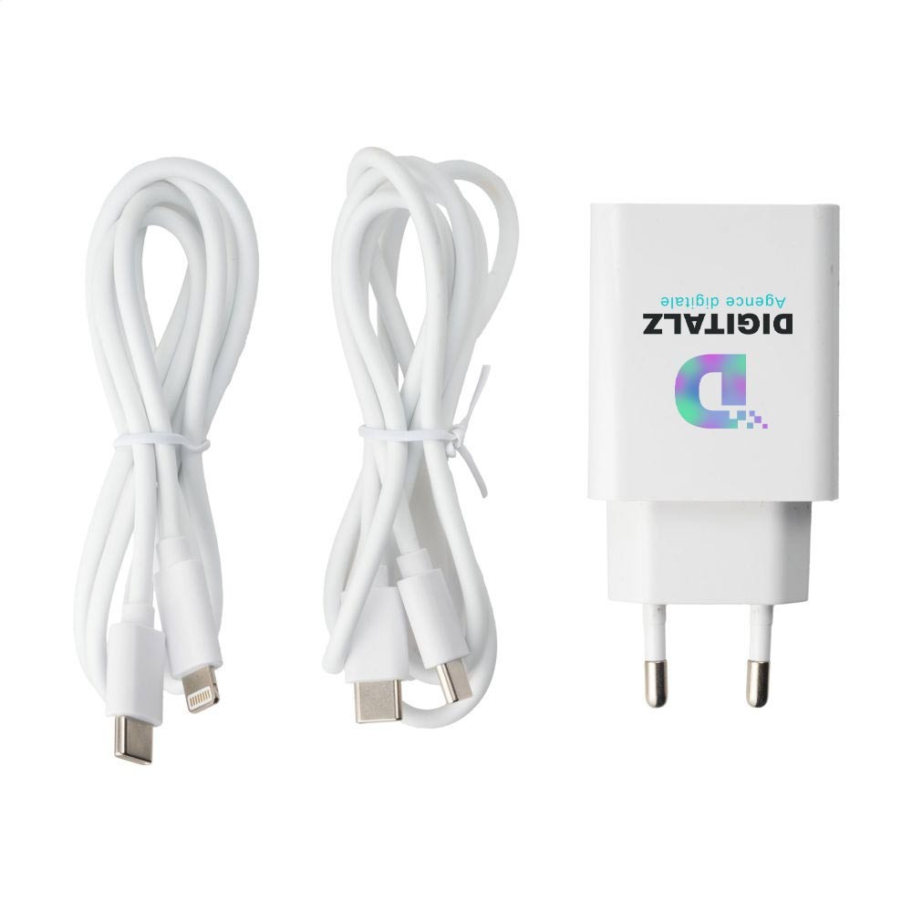 2-in-1 RCS Kabel-Ladeset - Meßkirch bedrucken mit Logo