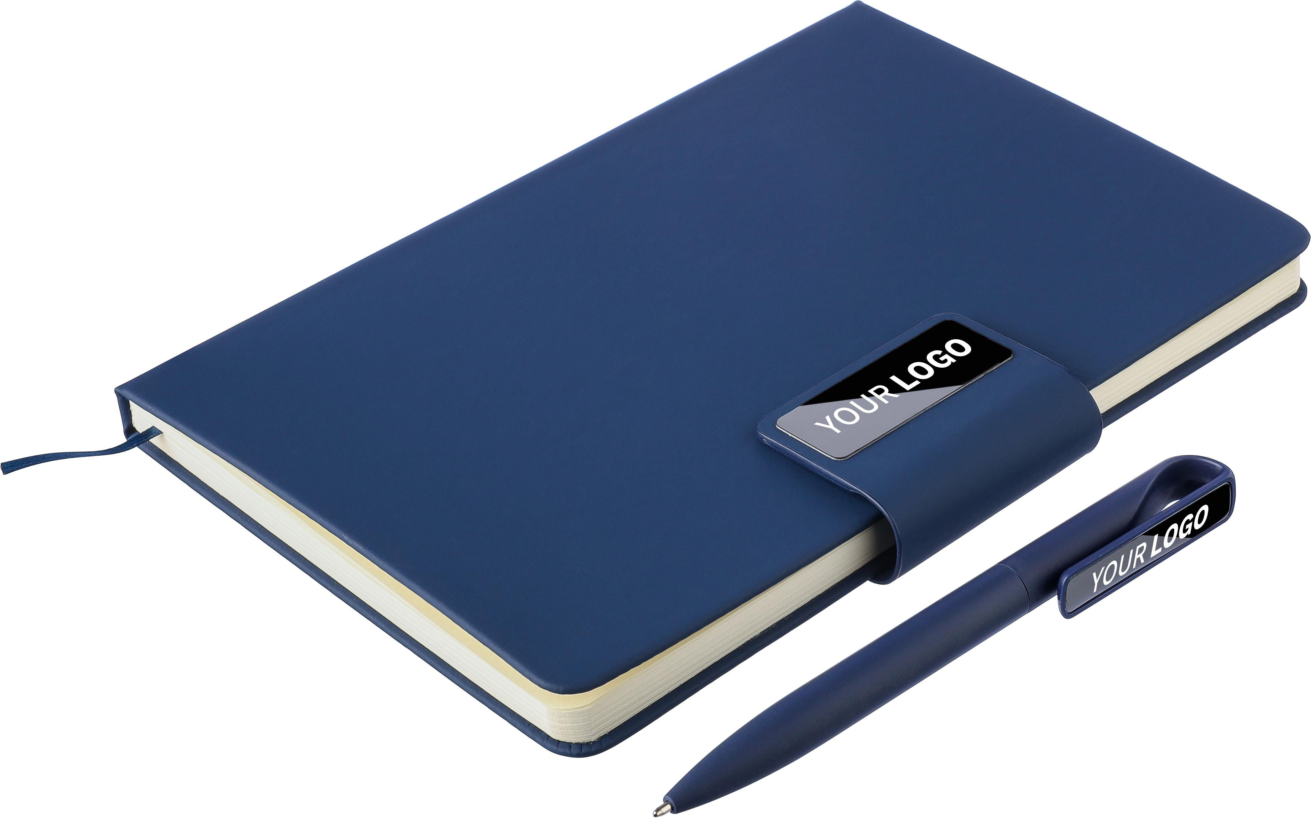 Recyklierter Bürogeschenkset Eleganz - Alfeld bedrucken mit Logo