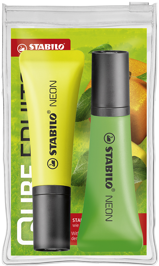 STABILO® NEON Etui für 2 Textmarker - Windsbach