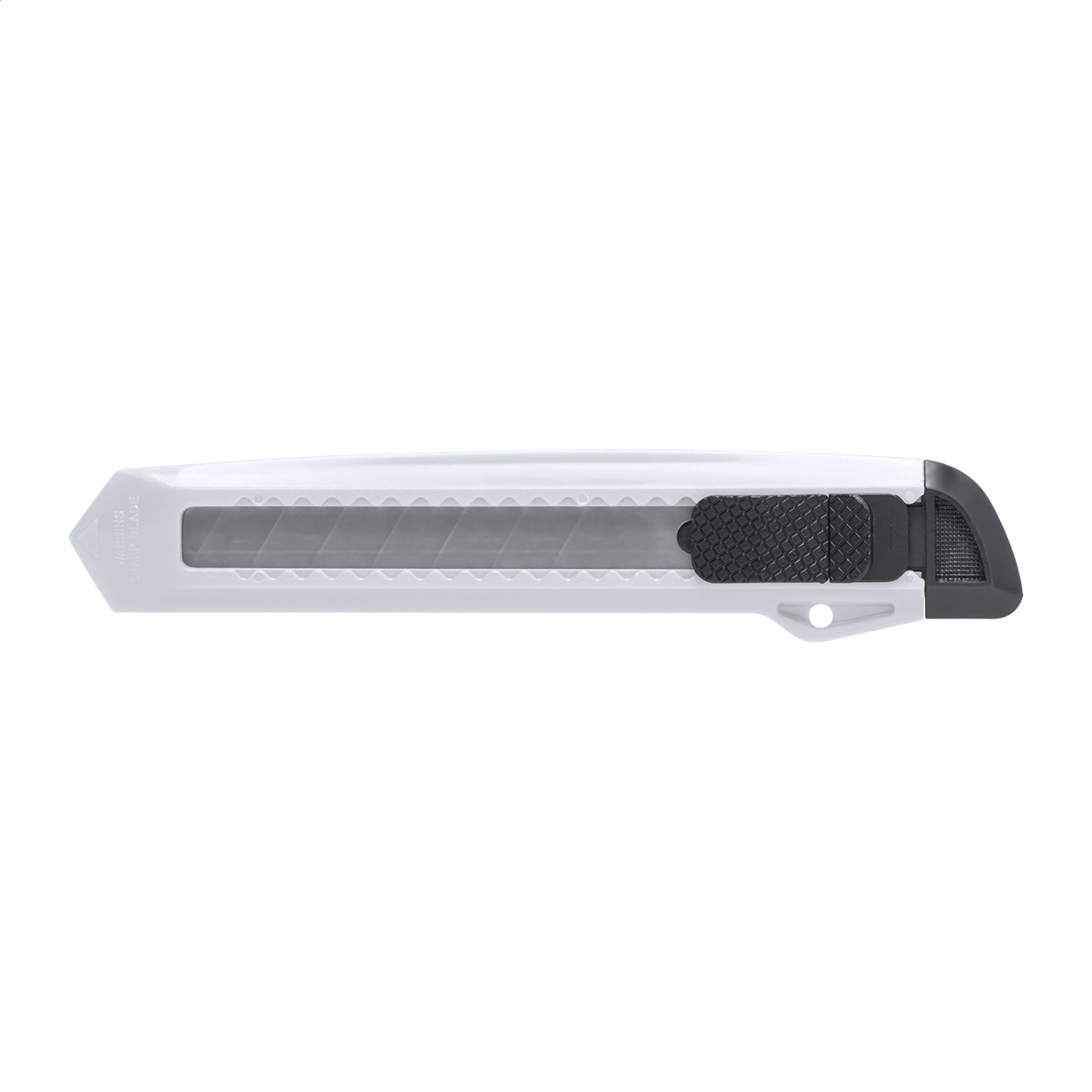 Loktox Cuttermesser aus Kunststoff mit Logo, günstig bedrucken mit Logo