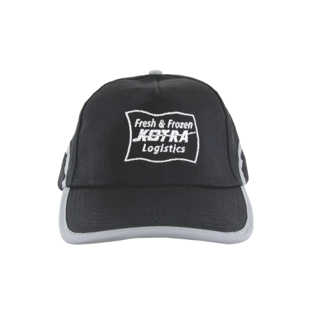 5-Panel-Baumwollkappe mit reflektierendem Band und Klettverschluss - Eisenberg