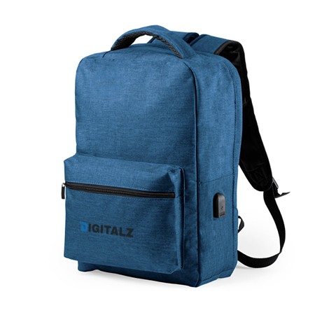 Personalisierter Rucksack mit Diebstahlsicherung und USB-Anschluss - Rochester