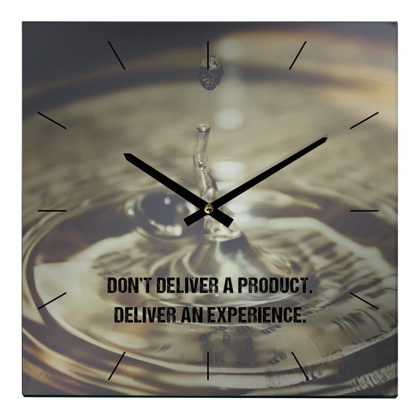 Glas-Wanduhr Quadrat (35 cm) - Mülheim-Kärlich