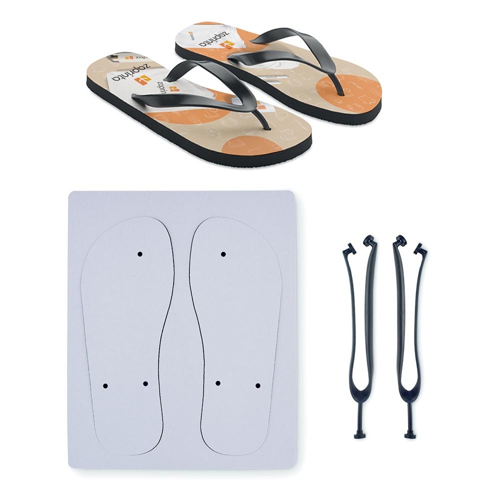 Personalisierte Flip Flops mit Sublimationsdruck - Sarah