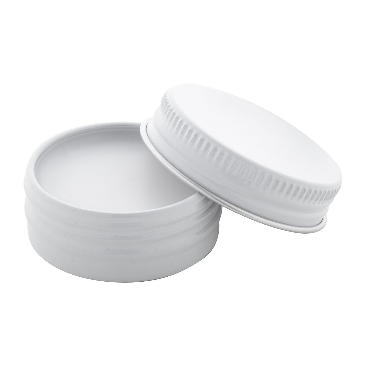 Contor Vanille-Lippenbalsam LSF 15 in Dose aus recyceltem Aluminium mit Logo bedrucken mit Logo