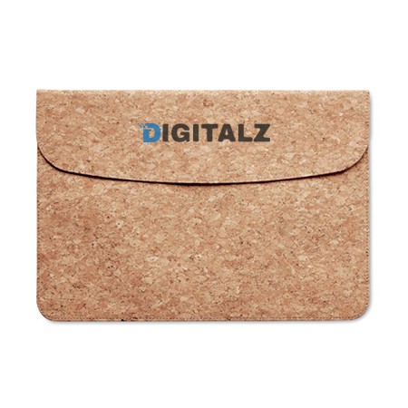 Naturkork 14-Zoll-Laptoptasche mit Magnetverschluss - Bad Kissingen 