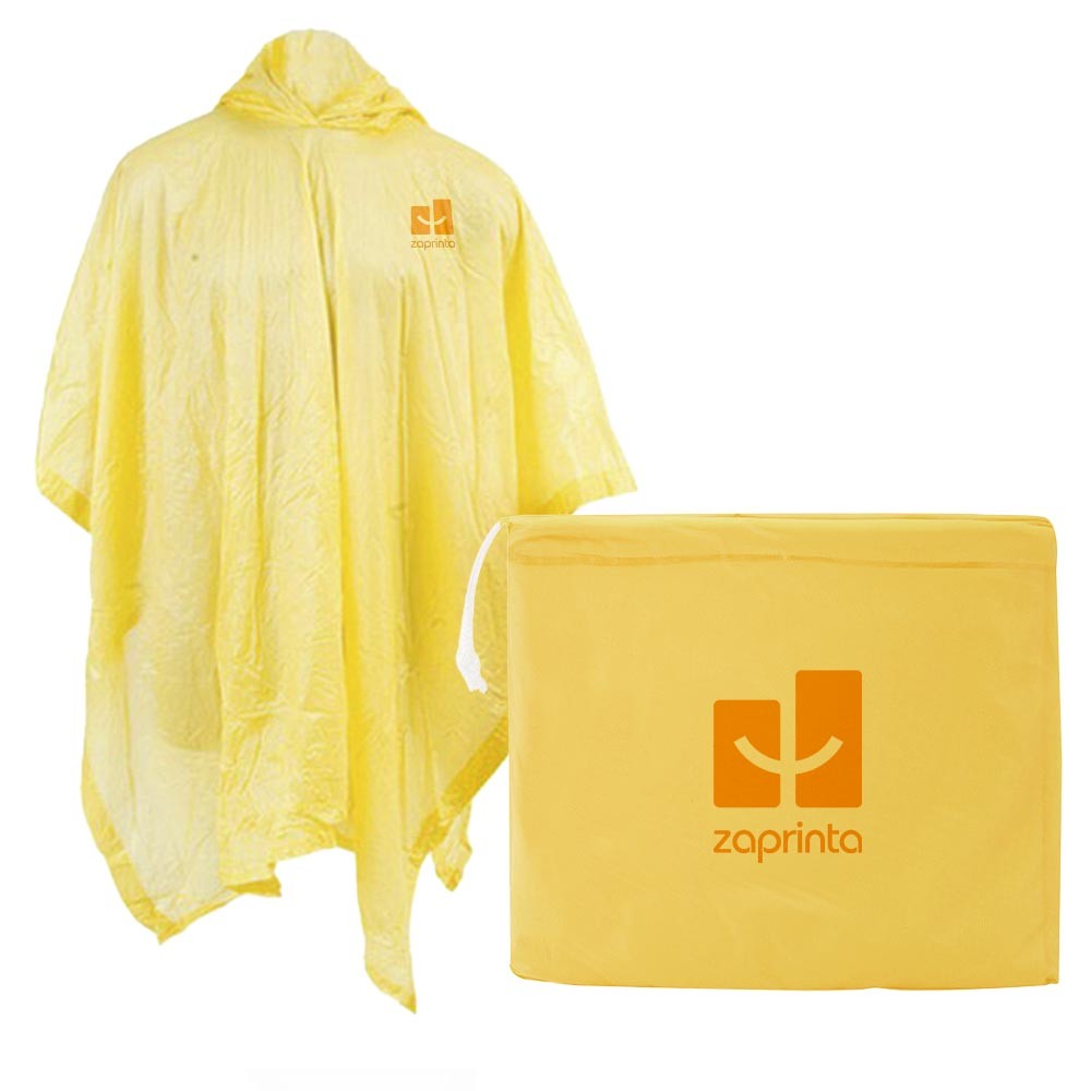 Personalisierter Poncho aus PVC in leuchtenden Farben - Sabrina