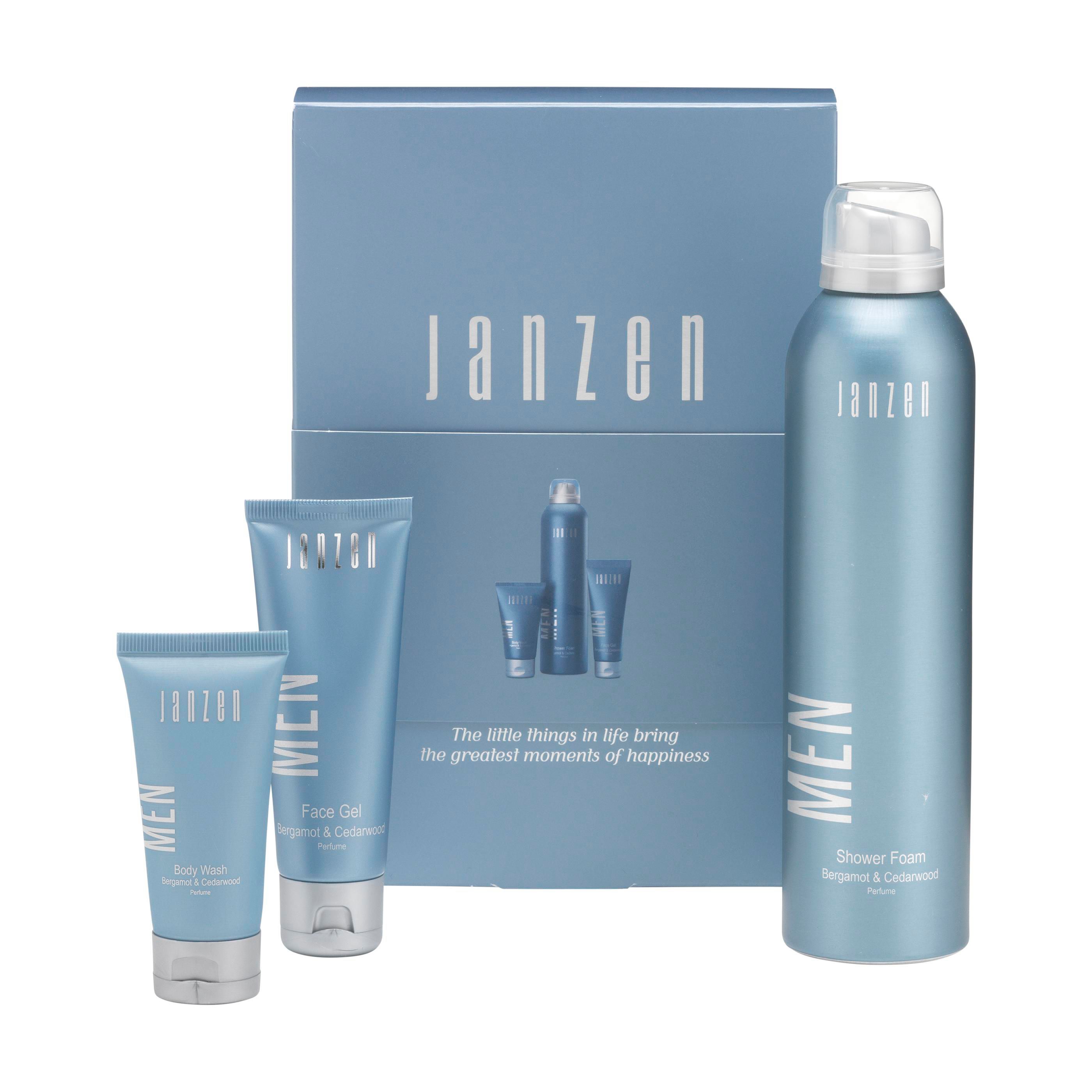 JANZEN Geschenkset For Men S mit 3 Pflegeprodukten für Männer