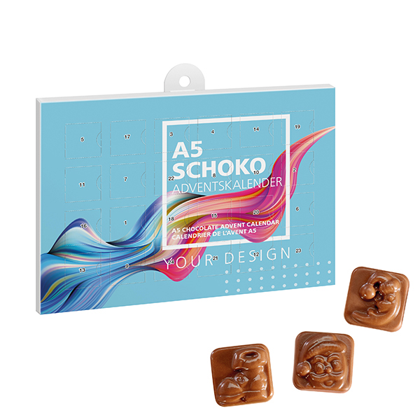 Schokoladenfreude Adventskalender - Schönewalde bedrucken mit Logo