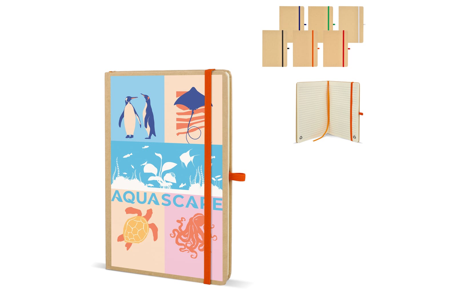 Notizbuch Kraftpapier A5