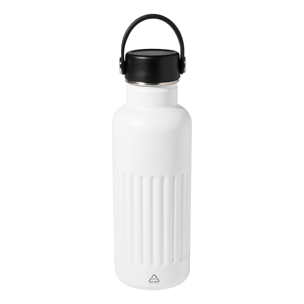 Streaky Go Isolierflasche aus recyceltem Edelstahl, 500 ml, mit Ihrem Logo