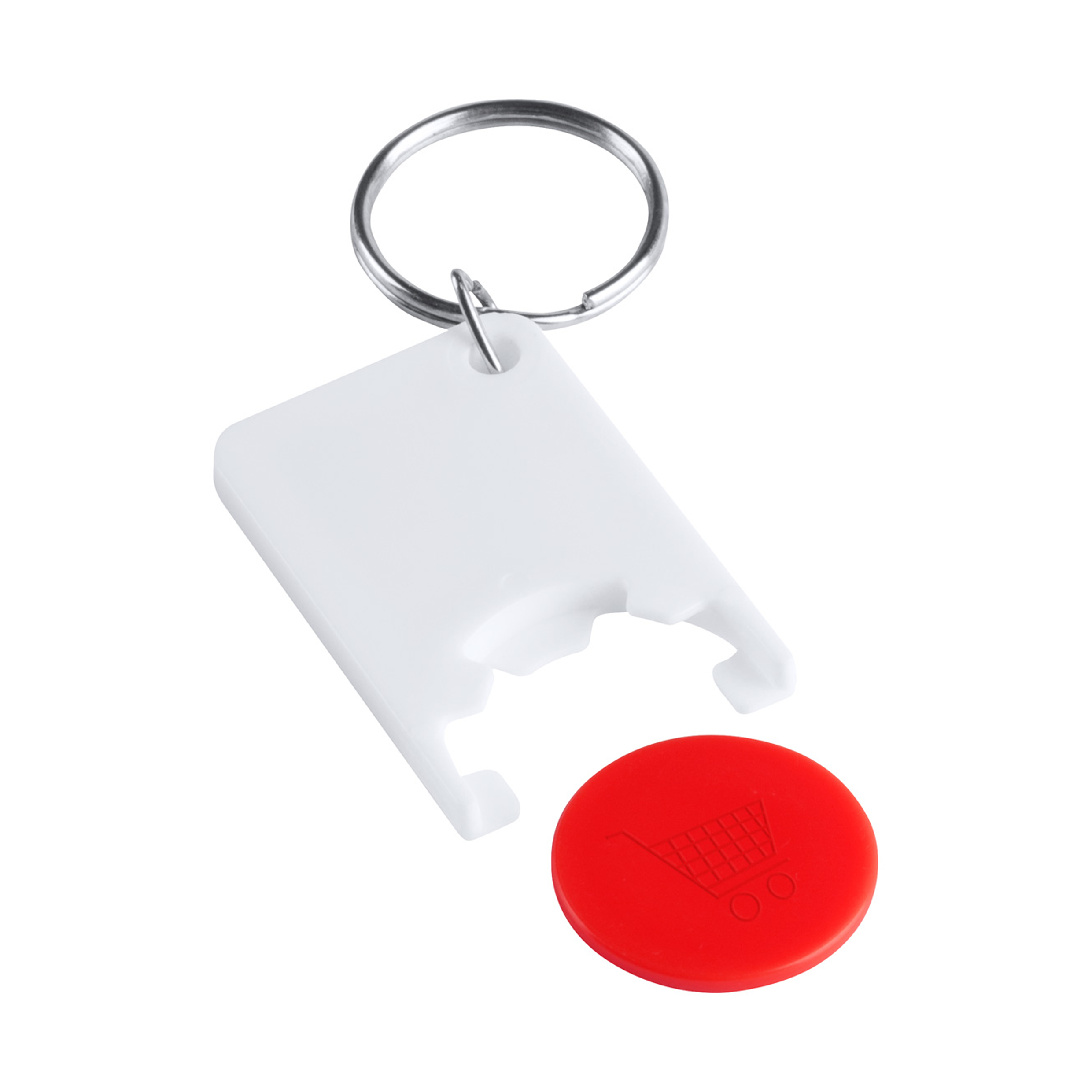 Einkaufswagenmünze-Schlüsselanhänger - Strehla