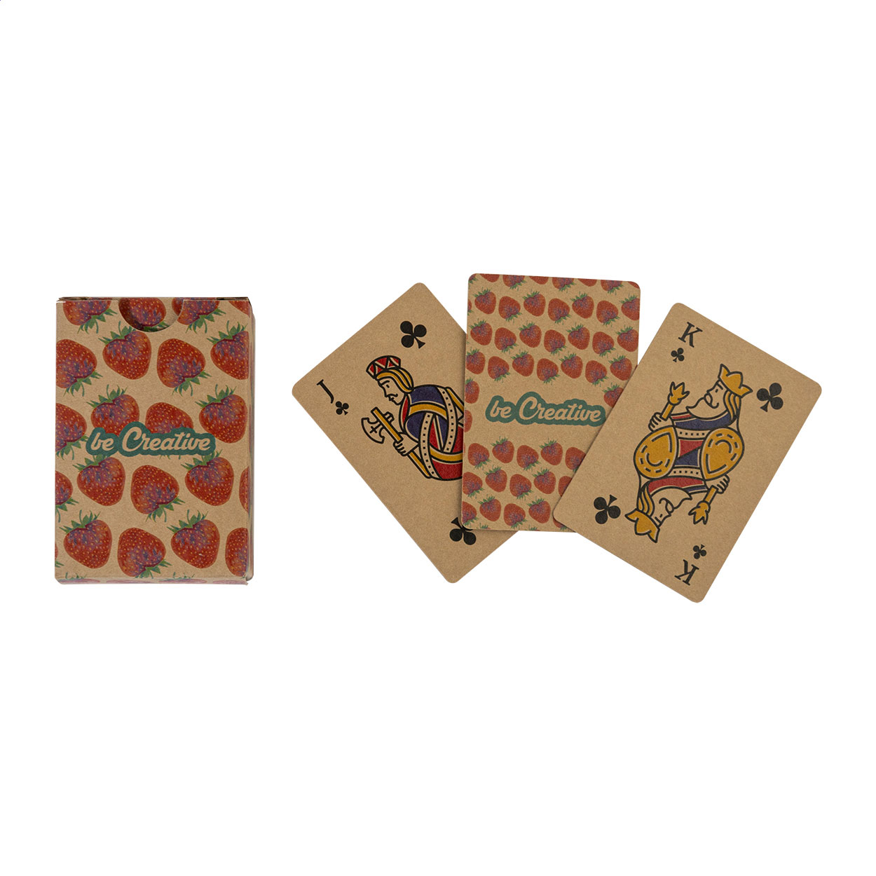 Pocket-Spielkarten aus Kraftpapier - Diemelstadt bedrucken mit Logo