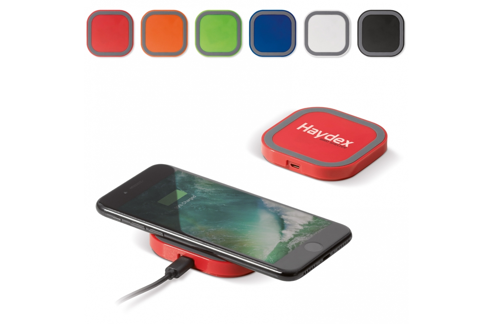 SquarePad kabelloses Ladegerät 5W bedrucken mit Logo