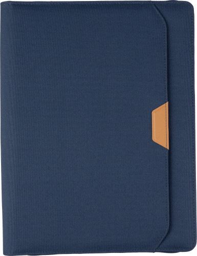 rPET Portfolio A4 mit PU-Details - Bogen