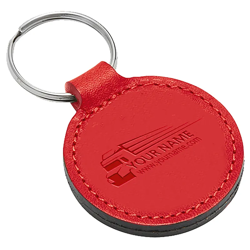 Farbiger Leder-Schlüsselanhänger - Rodgau