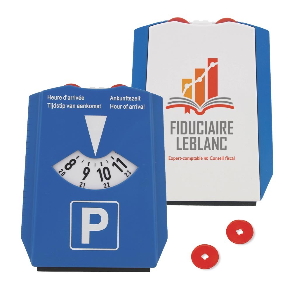 Parkscheibe Eiskratzer mit Einkaufswagenmünzen - Hermeskeil