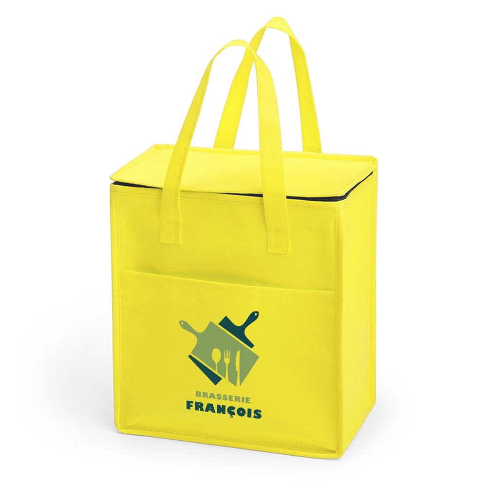 Bedruckte Kühltasche aus Non Woven - Santa Cruz bedrucken mit Logo