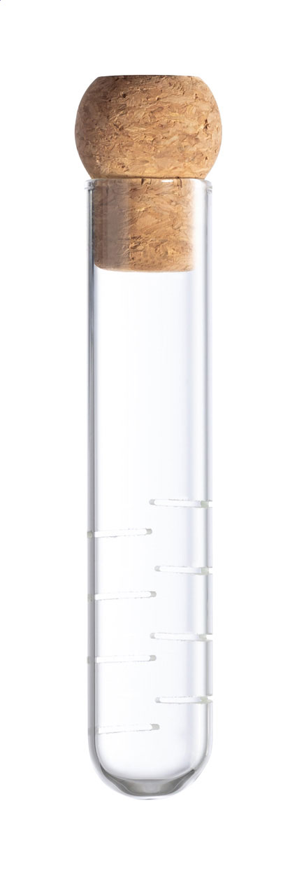 Teefilterglas mit Korkverschluss - Rosenfeld
