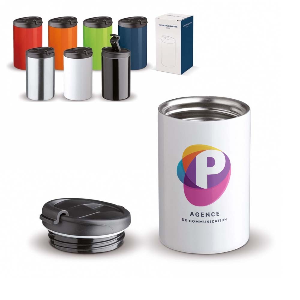 Reisebecher Isolier Leak-Free 200ml bedrucken mit Logo