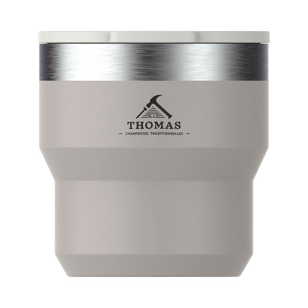Heißbleibender Edelstahl-Campingbecher 295 ml - Pleystein