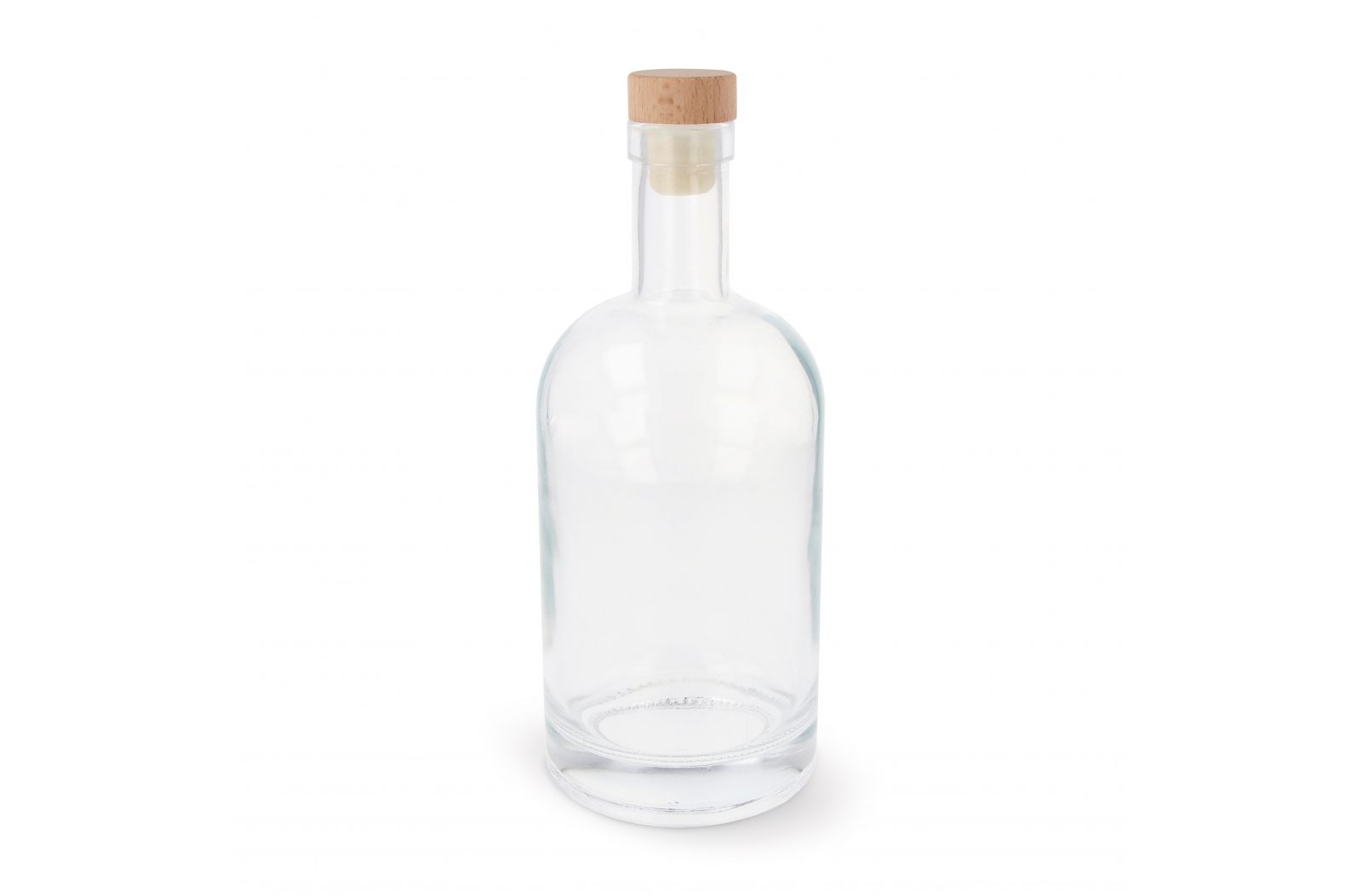 Elegante Glas-Wasserflasche 500ml - Wasserburg am Inn