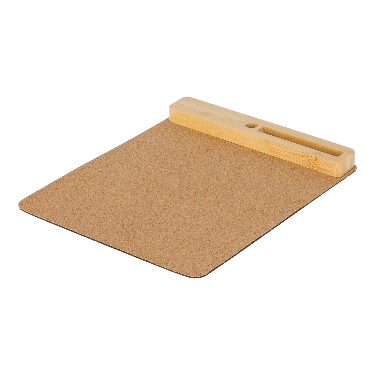Corpad Multi Kork-Mauspad mit Handyhalter und USB-Hub und Ihrem Logo