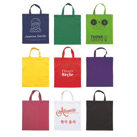 Bunte Baumwolltasche mit kurzen Griffen - Kulmbach