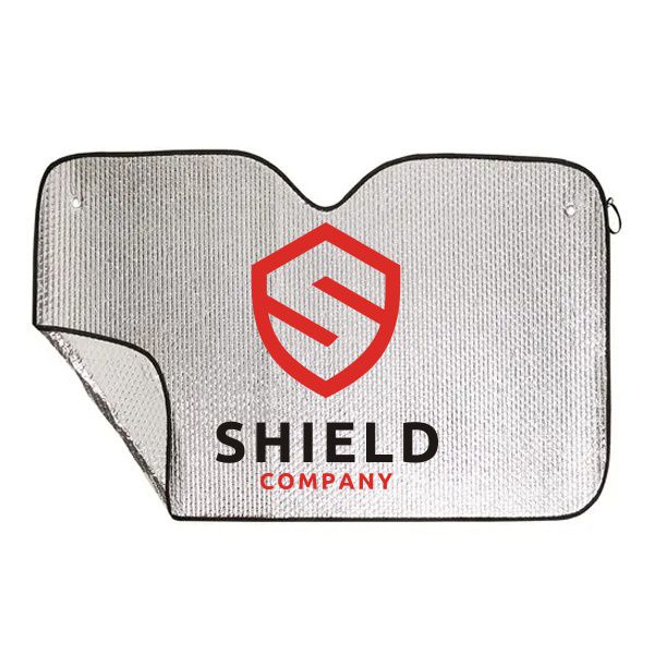 Personalisierter Autosonnenschutz aus Aluminium 130 x 80cm - Ina