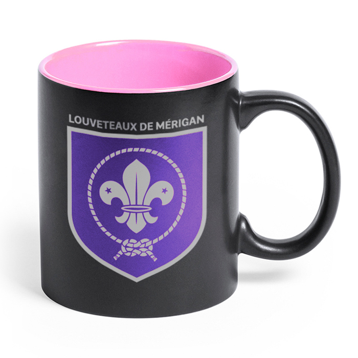 Tasse bedrucken matt speziell für Gravur 350 ml - Alba