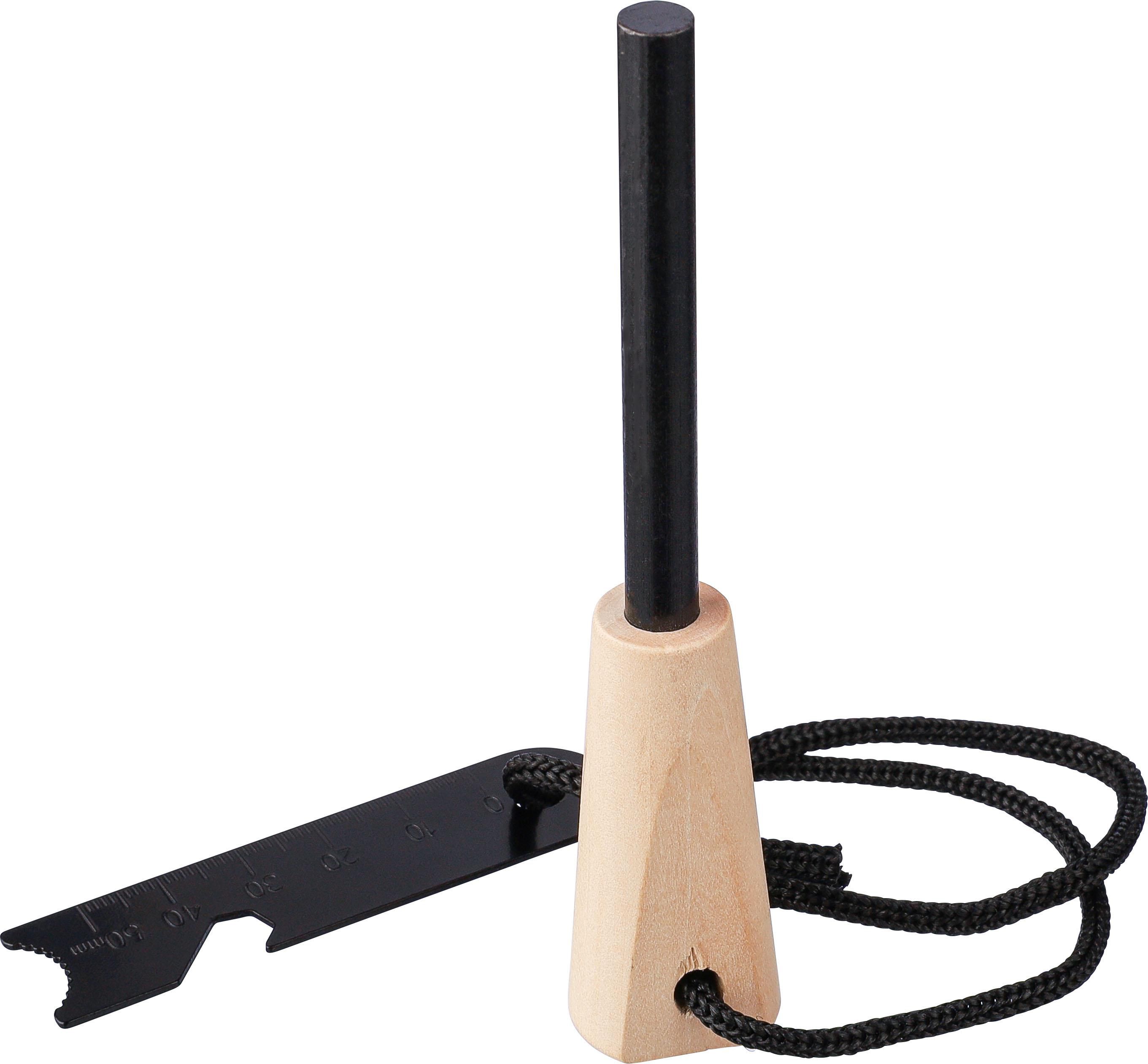 Feuerstahl Edelstahl mit Mehrzweckschaber - Hallstadt