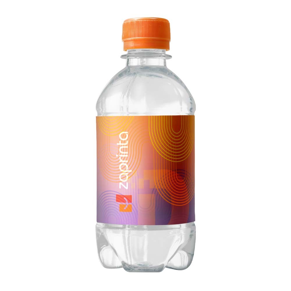 Personalisierte Wasserflasche mit Schraubverschluss, 330 ml bedrucken mit Logo
