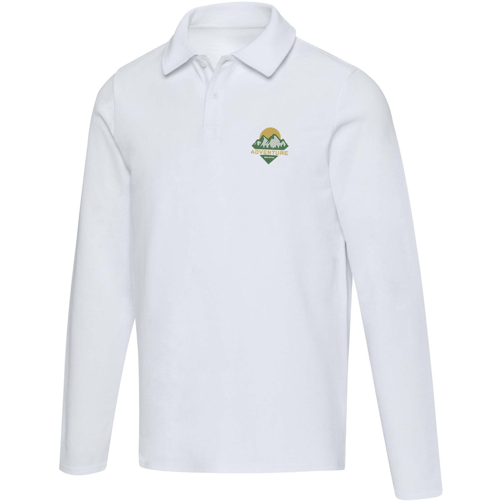 Eleganz Langarm-Piqué-Polo - Thannhausen bedrucken mit Logo