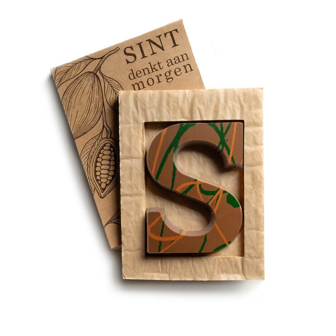 Dubai's Pistazien-Knafeh-Schokoladebuchstabe - Groß-Umstadt bedrucken mit Logo