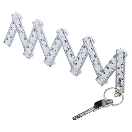 Standardisierter Faltregel-Schlüsselring - Brunsbüttel