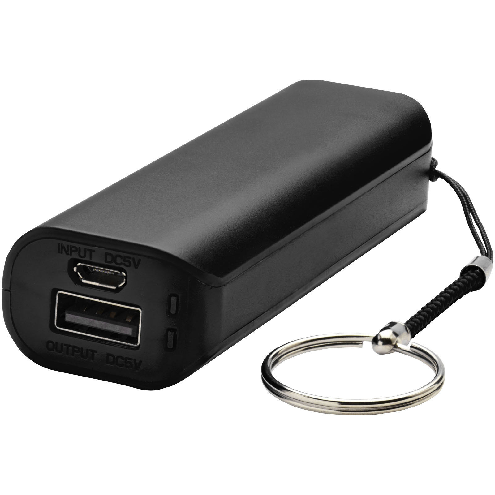 Wiederaufladbare 1.200 mAh Powerbank mit Schlüsselring - Röttingen