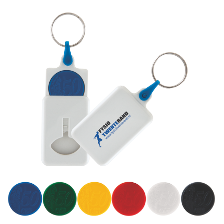 Plastik Schlüsselring Einkaufswagenmünze - Eggenfelden