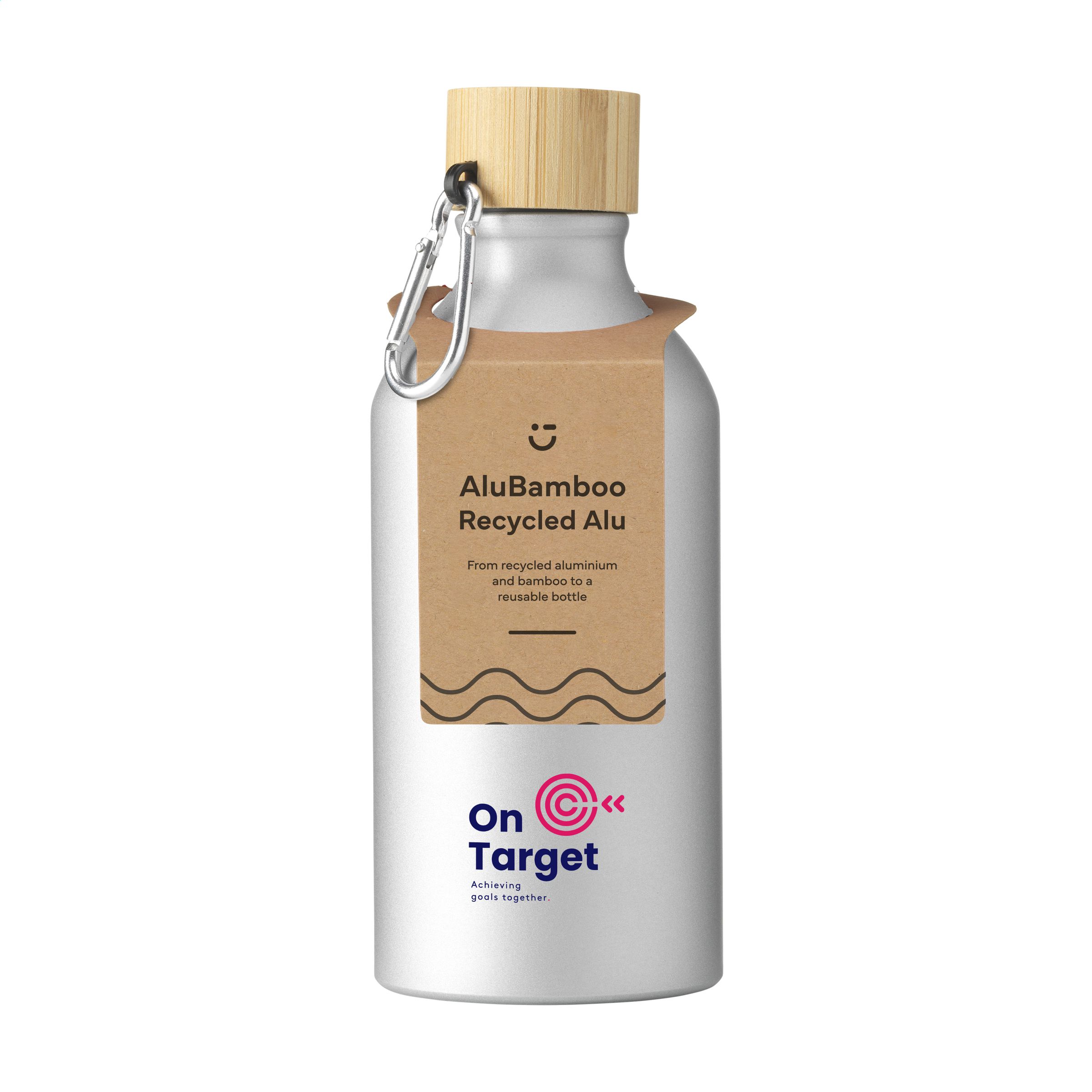 Nachhaltige Bambus-Alu-Trinkflasche 500 ml - Waldershof