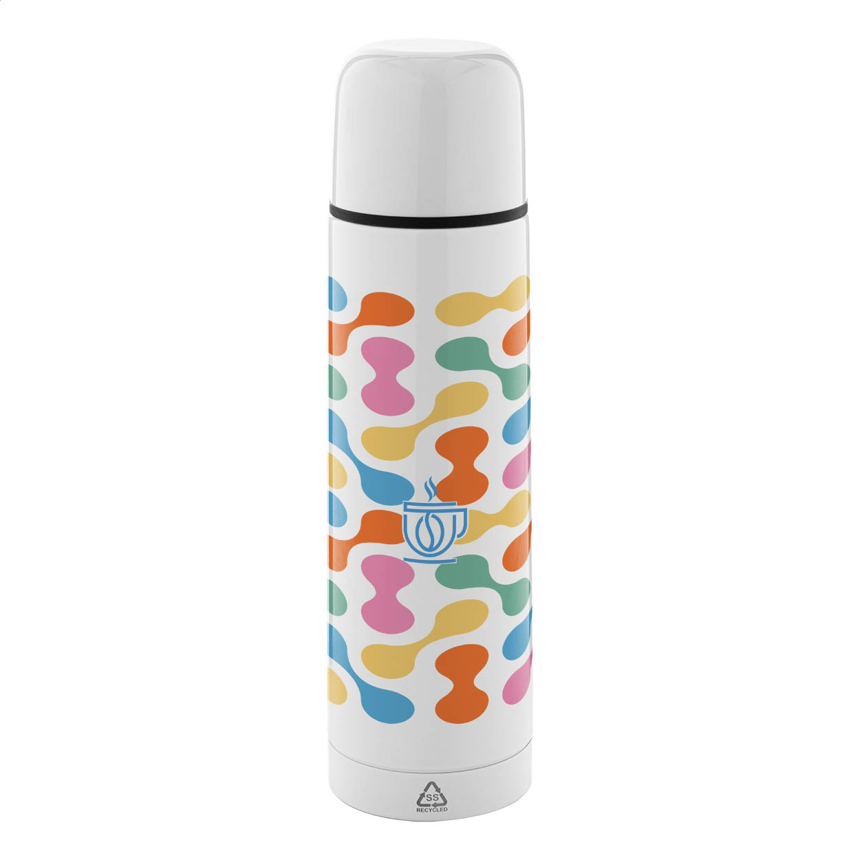 Rebusta Subo Vakuumflasche aus Recycling-Edelstahl für Sublimation, 500 ml