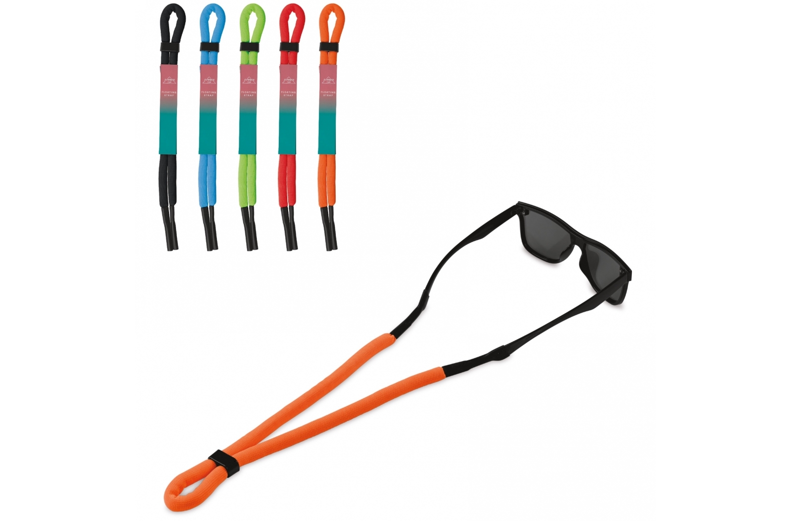 Schwimmende Brillenhalterung