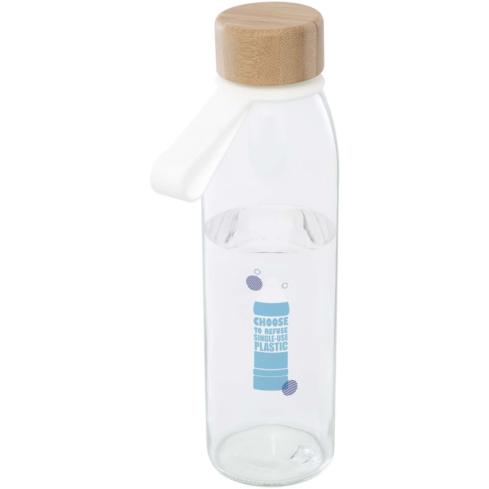 BambusGlasFlasche - Sulzbach/Saar bedrucken mit Logo