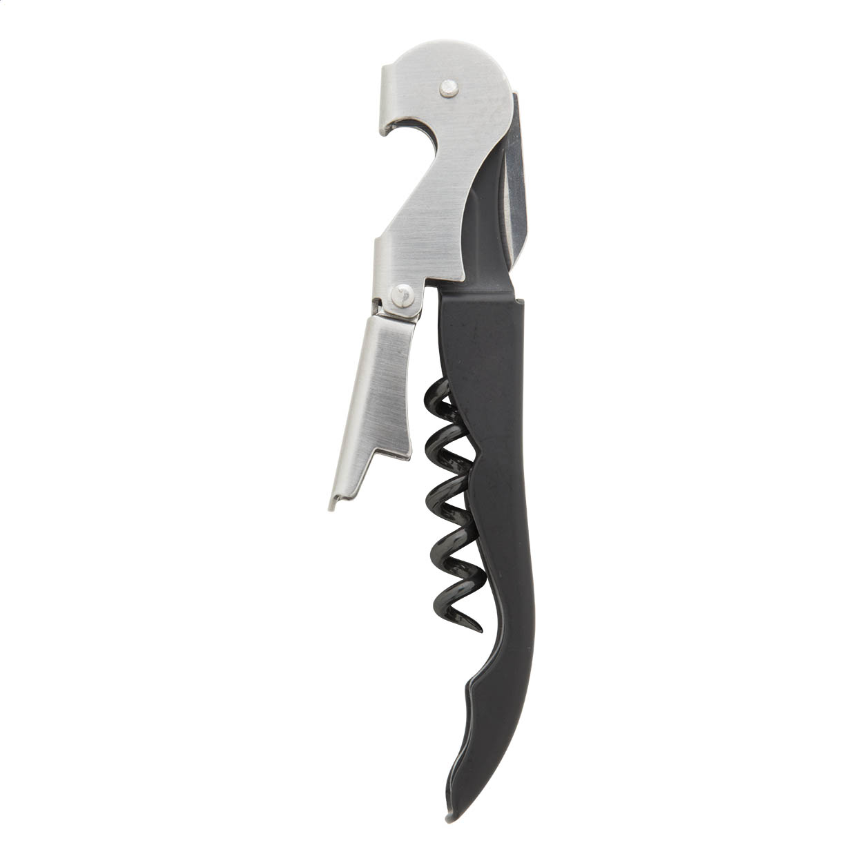 Umbria Kellnermesser aus Metall mit Flaschenöffner und Logo bedrucken mit Logo